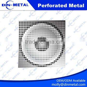 sheet metal fabrication perforated speaker grill mesh/cloth