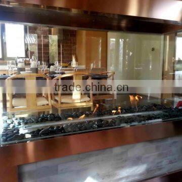 Luxury Places Decoration Used Quality Safe Ethanol Fireplace with prolonged burning time