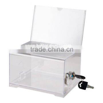 wholesale acrylic money collection tins