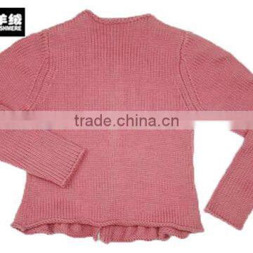 OEM Kid Wool Sweater, Pink Cute Kids Sweater