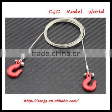 hot sale Radio control toys car 1/10 scale metal drag chain w/ tug hooks for off-road crawler
