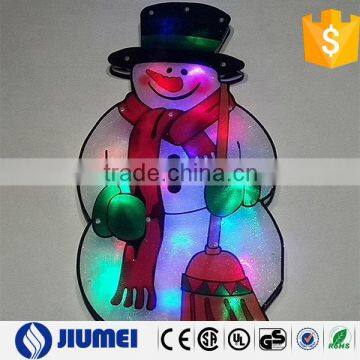 Light up christmas snowman led flashing decoration