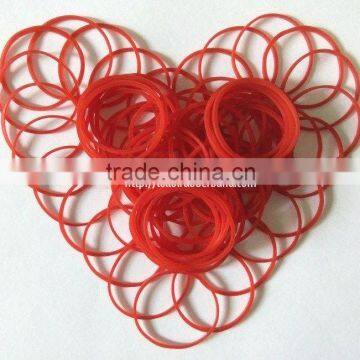 Elastic Colorful Professional Manufacturer RED Wide Rubber Band / 100% Natural Rubber From Vietnam photo-2