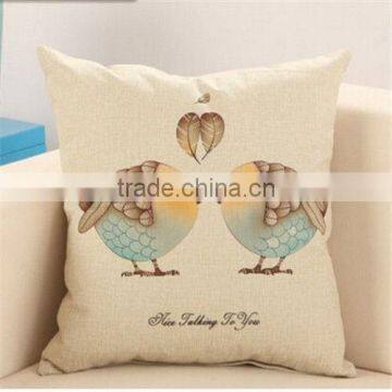 Cotton Linen Throw Waist Pillow Case Sofa Car Cushion Cover linen cotton plain cushion covers