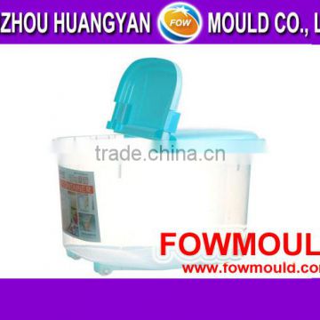 OEM custom plastic rice storage container mould manufacturer