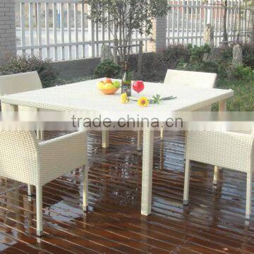 Favourable Price Handmade PE Wicker Rattan Chair Used Dining Table And Chairs