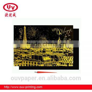 2016 Fashion DIY Drawing Picture Wall Painting Scratch Card