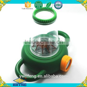 Fashion children's toys with handle;Multi-angle insect magnifier optical instruments