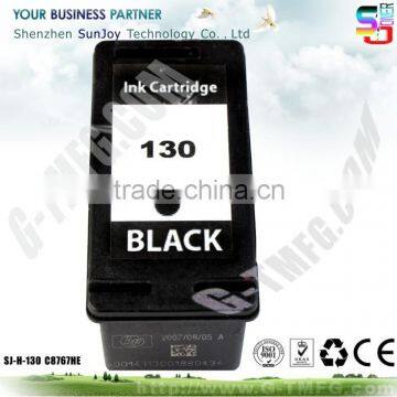 Wholesale Printer Ink Cartridge Compatible C8767HE	130 for HP Deskjet 6943 Printer(C8970C) Deskjet 6983 Printer(C8969C)