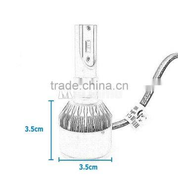 New 12V 36W 3800LM Auto Headlamp Car h3 Led Headlight Bulbs Replacement for Halogen Bulb photo-4