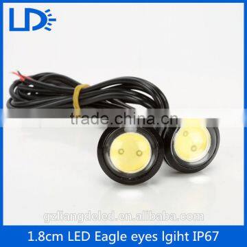 Hot Sale Bright Eagle Eye 18MM Universal Car DRL LED Daytime Running Light IP68 Waterproof Daytime car light