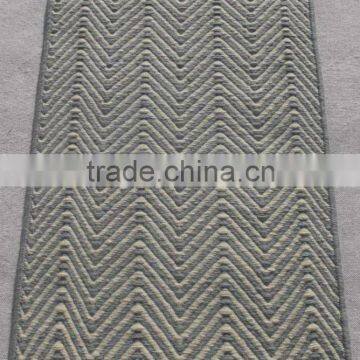 Flat weave Zigzag design wool dhurrie rugs