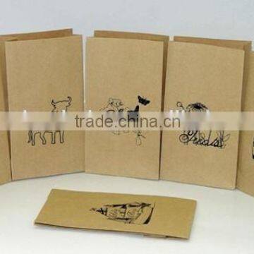 2015 New fancy logo printed biodegradable paper bag