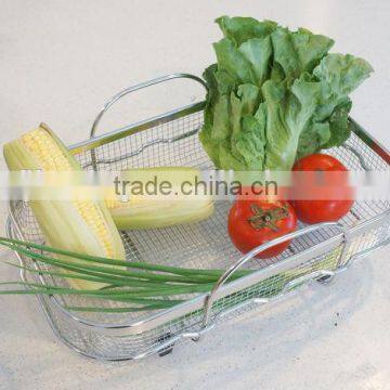 Metal Frame Kitchen Basket,Kitchen Wire Basket,Metal Net Basket