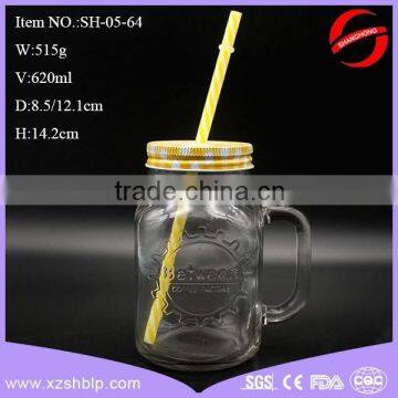 620ml glass mason jar with screw lid