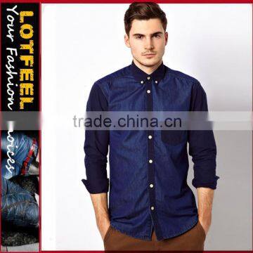 High quality wholesale denim man shirt for mans (LOTS002)