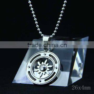 Fashion Design Natural Fine Citrine Siver Pendant For Men and Women photo-4