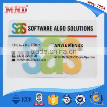 MDP259 Pvc Gift Card With Glossy Finish for Gift / Custom Transparent Pvc Gift Card photo-3