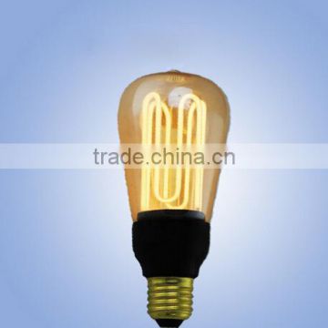 7W CCFL ST64 Edison bulbs for decorate