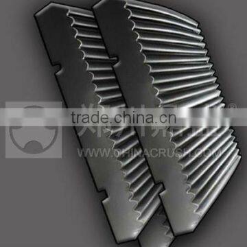 OEM crusher parts jaw plate with new high chrome materials