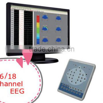 24 hours continuous record brain waves 16 or 18 Channel Digital EEG device electroencephalo-graph electroencephalogram