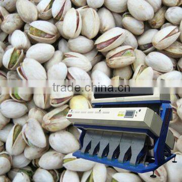 Best sell Better quality Large capacity 384 Channels CE CCD camera Pistachio nut color sorter Machine