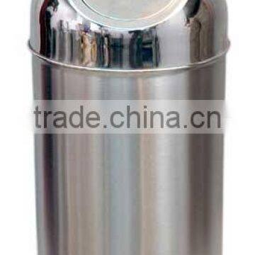 Mini Table Stainless Steel Push Trash Bin photo-2