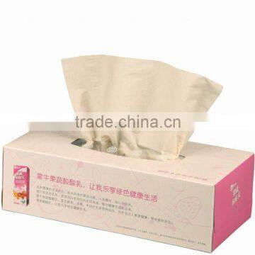 Sustainable Virgin Pulp Nature Color Facial Tissue