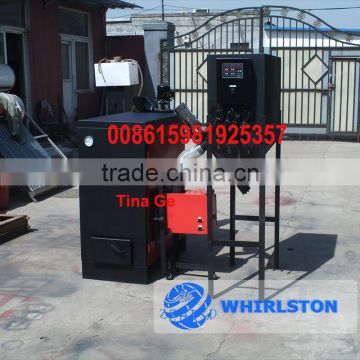 whirlston automatic pellet fired hot water boiler