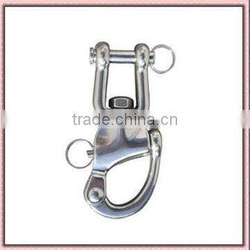 Made in Qingdao Stainless Steel Swival Snap Shackle with jaw head