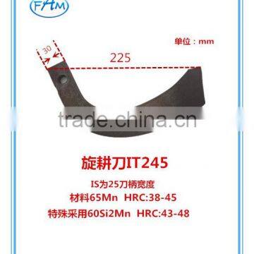 rotary tiller blade parts for soil cultivation