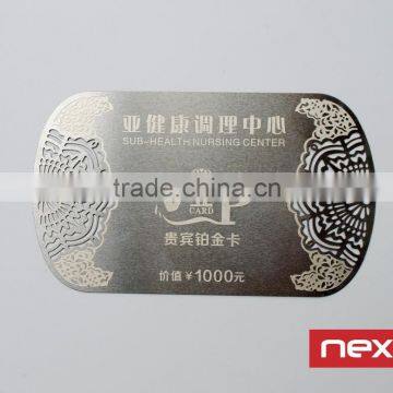 Matt Colorful Silk Screen Printing Metal Card photo-5