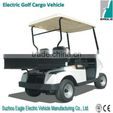 Electric delivery car with cargo box and 2 seats, CE approved