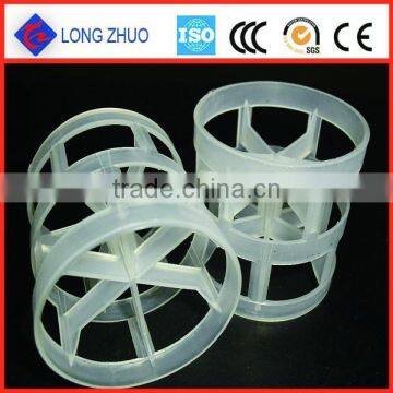 Plastic water treatment pall ring packing/ 16*16*1mm pall ring media filter