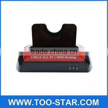 All in 1 USB 3.0 Dual SATA IDE 2.5" 3.5" Hard Disk Drive HDD Dock Station Case photo-3