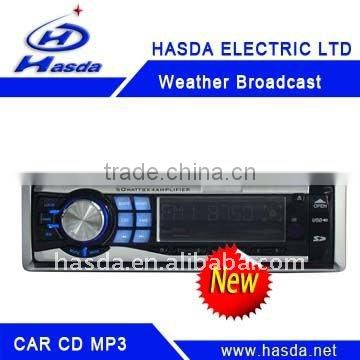 Car CD Mp3 player with SD,USB,supported and fold-down detachable panel