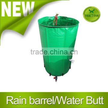 Hydroponic reservior pvc garden rain barrel/water butt