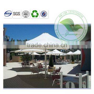 Elegent Low Cost White PVC Tarpaulin Tensile Fabric Structure photo-2