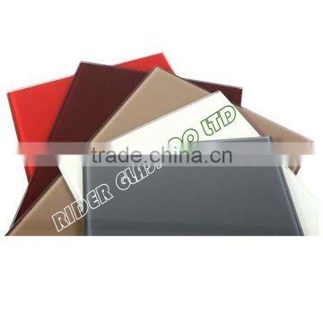 4mm 5mm 6mm Tinted Spandrel Glass with Safety Backing