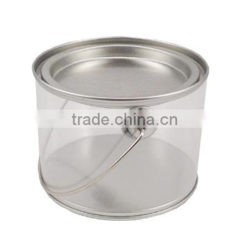 tin box direct factory sales wholesale round plastic tin can lids