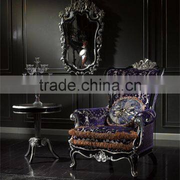 Elegant Luxury Refined Chair Set, Simple and Diverse Style Purple Leisure Chair and Table Set photo-2