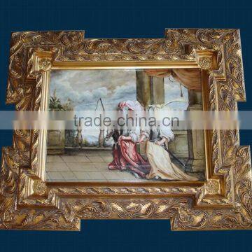 European Handmade Mural,Wall Hanging Mural, Home Decoration Art Fresco, Oil Painting photo-5