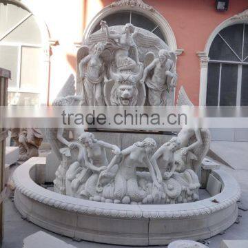 Luxury White Marble Wall Water Fountain photo-2