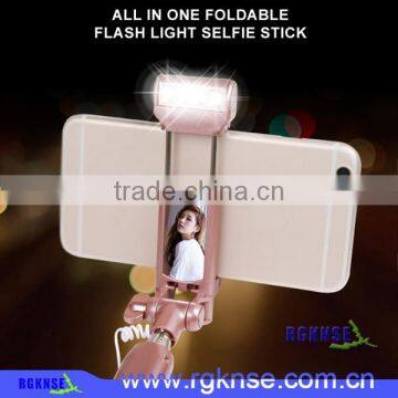 2016 Rgknse Hot Selling Selfie Stick With Bluetooth Shutter Button, Selfie Monopod Bluetooth With Light photo-3