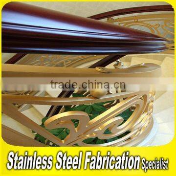 Integral Decorative Indoor Stair Railing Aluminum Handrail for Stairs