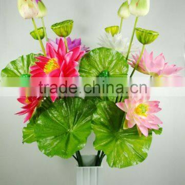 SJ10111204 Artificial Mini Decoration Dry Flower Lotus Flower Bouquet photo-2