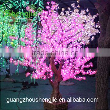 SJLJ013335 artificial cherry blossom tree with lights / let tree for Christmas / wedding decoration