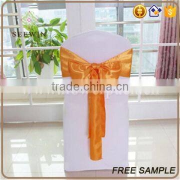 Cheap Satin Chair Sashes for Wedding Deco photo-3