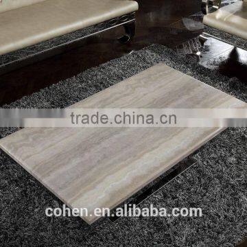 Audi Symbol Base Marble Top Dining Table Set/dining Table and Chairs With Stainless Steel Furniture and Restaurant Furniture photo-6