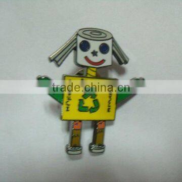 Soft enamel pin badge
